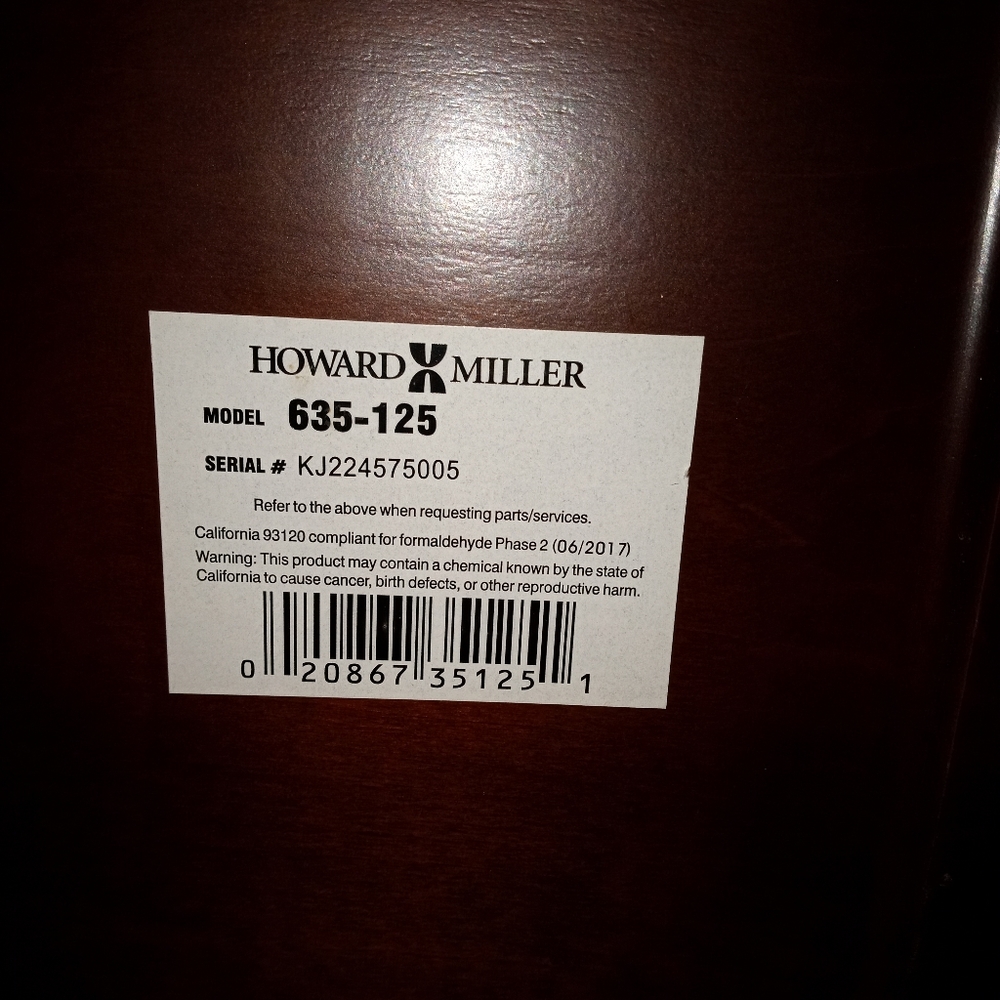 Howard Miller clock - Picture 2 of 4